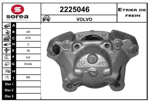 étrier frein pour volvo - de,