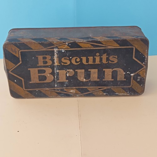 Biscuits brun boîte - brun,