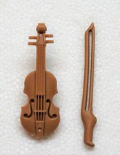 Violon + Arc Violon Playmobil Pour Western Colorado Victorian Musique Instrument