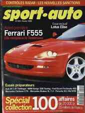 Ferrari F555 - Sport auto - n° 409 - 1996 - revue magazine - voiture