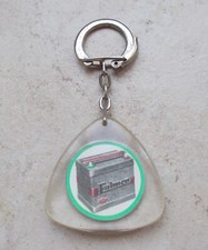 Ancien porte clefs clés vintage batterie FULMEN Garage Petroliana 1960s plastic