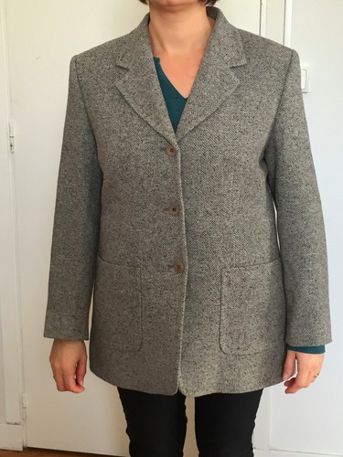 Luxueuse veste pied poule - luxueuse,