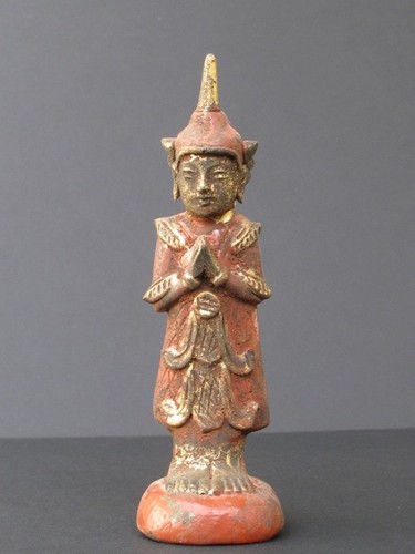 Bouddha prière bois - bouddha, en