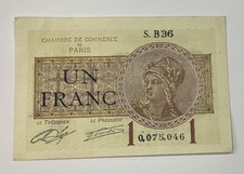 Billet De Nécessité 1 Franc