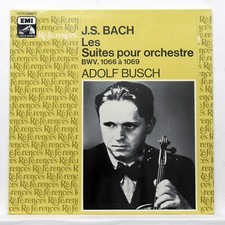 ADOLF BUSCH CHAMBER PLAYERS ⸻ JS BACH suites for orchestra ⸻ EMI 2xLPs NM