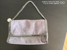sac à main/épaule  Stella Mac Cartney  souple en daim - parme/gris