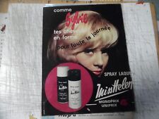 SYLVIE VARTAN -PAGE DE PUB