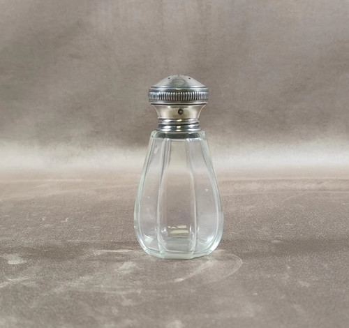 Saleron argent massif - , verre