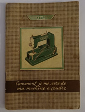 Vintage Mode d'emploi pour Machine à coudre  Elna Grasshopper