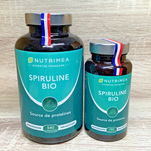 Nutrimea spiruline bio 540 - bio, +