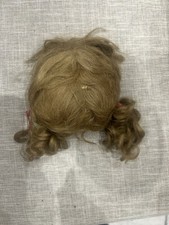 RAVISSANTE PERRUQUE DE POUPÉE JUMEAU ANCIENNE 