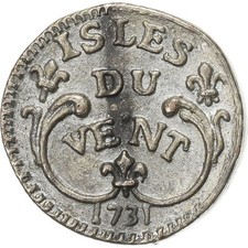 France, Jeton, Collection BP, 12 Sols Isles du Vent, Métal, SUP