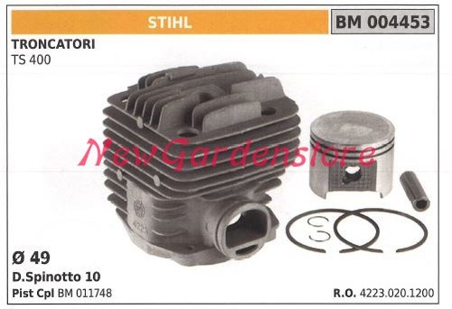 Cylindre piston segments - piston, stihl