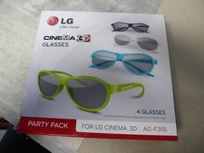 lunettes 3D LG model AG-F315 (x4)