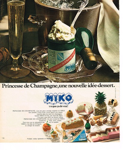 Publicite 1975 miko glaces - ,
