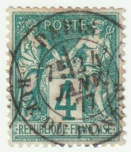 France sage 63 obl 4c - ♣,