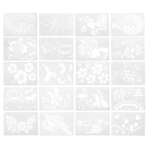 Pcs pochoir dessin - pcs,