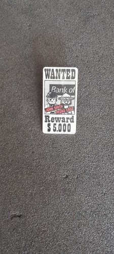 Pancarte bandit wanted pour - pancarte,