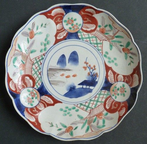 Assiette porcelaine imari - assiette,
