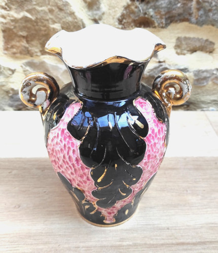 Vase vintage coloré style - vase,