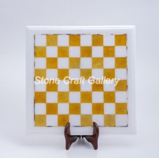 12 " Marbre Échecs Table Haut