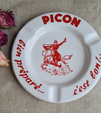 ANCIEN CENDRIER PUBLICITAIRE PICON CAFE BISTRO
