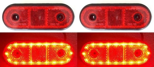4pcs smd led 24v feux - 4pcs,