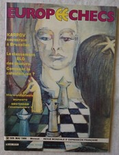 REVUE EUROPE ECHECS - n°329- Le Classement ELO - Mai 1986