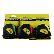 Rouleau à Mesurer Mètre Ruban Professionnel Longueur 3M Mètres Mesure Bricolage