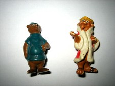 2 Figurines Robin des Bois Disney, années 70 : Ours Petit Jean & Prince Jean 