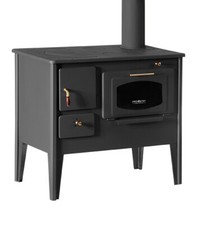 Bois Brûlant Cuisinière Poêle Four avec Verre Prometey 7 Kw Fonte Haut Nar Type