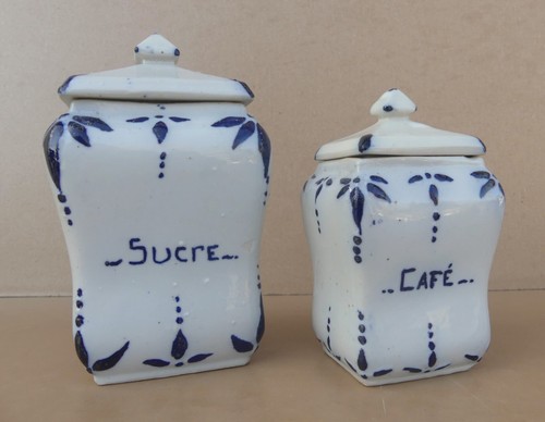 Boites épices faience - boites,