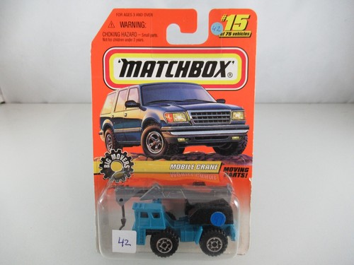 Boîte matchbox grue - grue, mobile