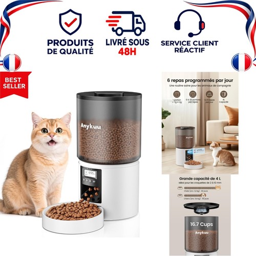 Distributeur croquettes chat - croquettes,