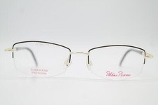 Lunettes Vintage Paloma Picasso 8383 Noir Argent Monture Demi-Rim