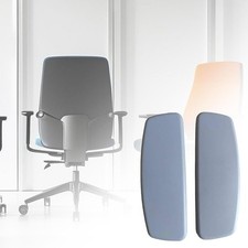 2 pièces de chaise de bureau accoudoir TPU Remplacements pour fauteuil en