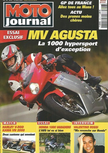 Moto journal 1616 agusta - n°1616,