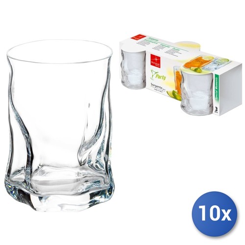 10x paquets verres - 10x, verre