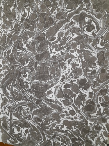 Papier marbré cuve de - la,