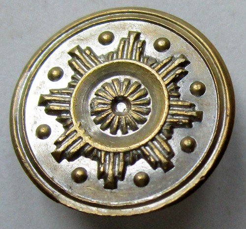 Bouton plat métal - plat, argenté