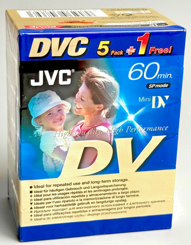 Lot jvc minidv - of,