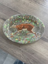 grand plat en faience de Gien