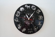 Horloge murale disque vinyle