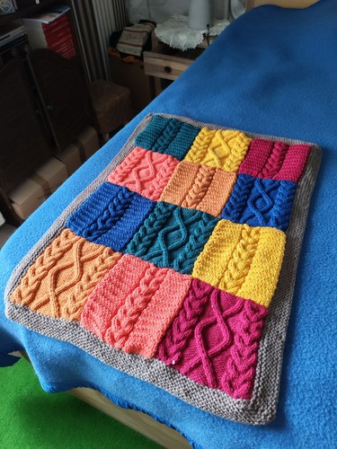 Patchwork petits carrés - patchwork,