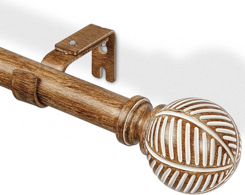 Tringle rideaux bois - tringle,