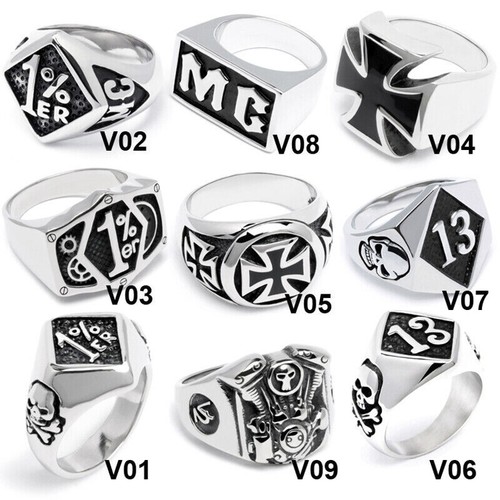 Bague chevalière motard biker - motard,
