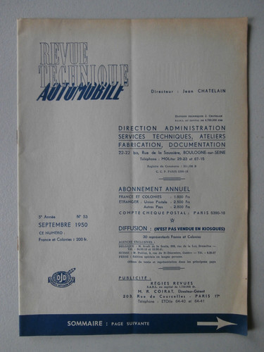 Revue technique auto moteurs - revue, /