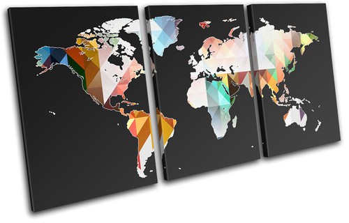 World map geometric - geometric,