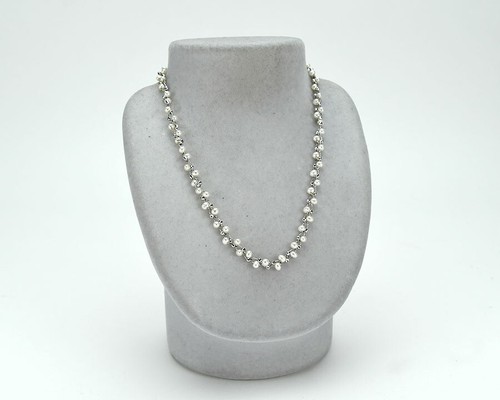 Collier pendentif boule miroir - collier,