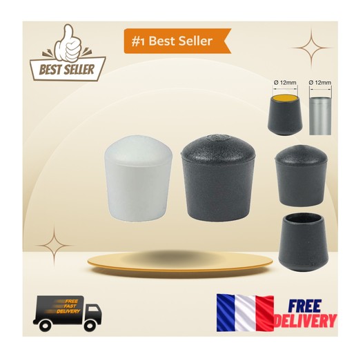 Lot embouts ronds noirs - de,